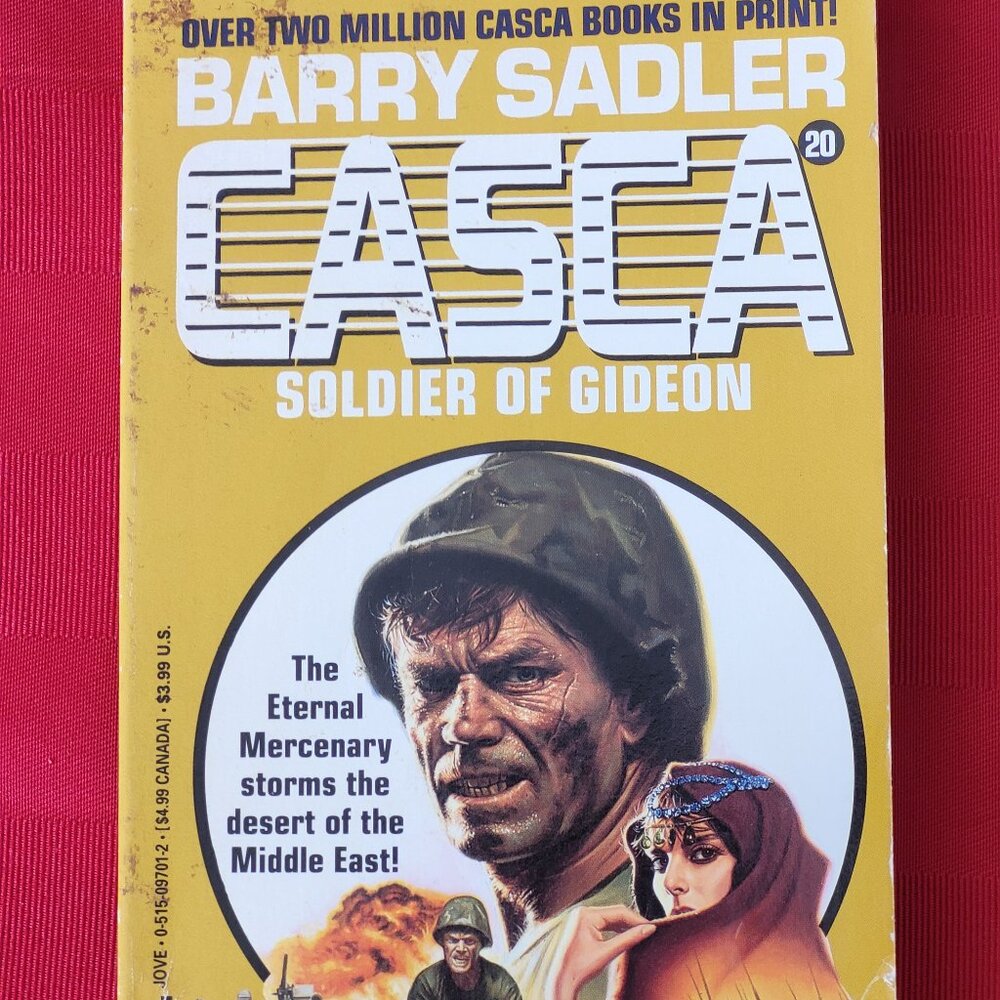 VINTAGE 1988, CASCA, SOLDIER OF GIDEON, BOOK #20, ORIGINAL PRINTING!!!